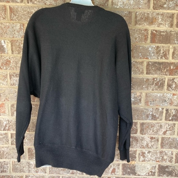 Mister Noah 20W Sequined Sweater Pullover Floral Flowers 90s Knit - Picture 10 of 13